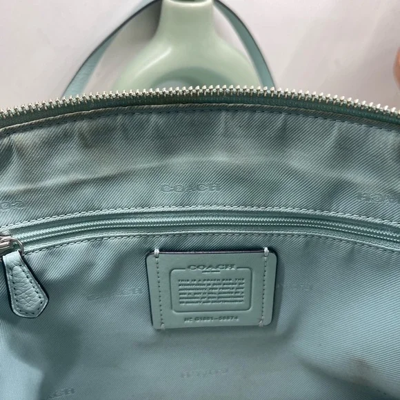 Coach Prairie Satchel Blue Leather Shoulder Bag - Picture 3 of 6
